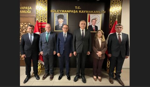 Kaymakamımız Sayın Mahmut Nedim TUNÇER, Süleymanpaşa İlçe Millî Eğitim Müdürü Fahri KIRMIZI...