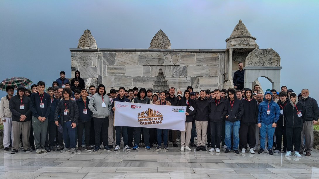 Öğrenciler "Maziden Atiye Çanakkale" Programı ile Tarih ve Değerler Eğitimi İçin Bir Araya Geldi