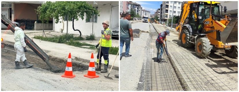 TESKİ VE BÜYÜKŞEHİR’DEN ÇERKEZKÖY’DE ÜSTYAPI SEFERBERLİĞİ