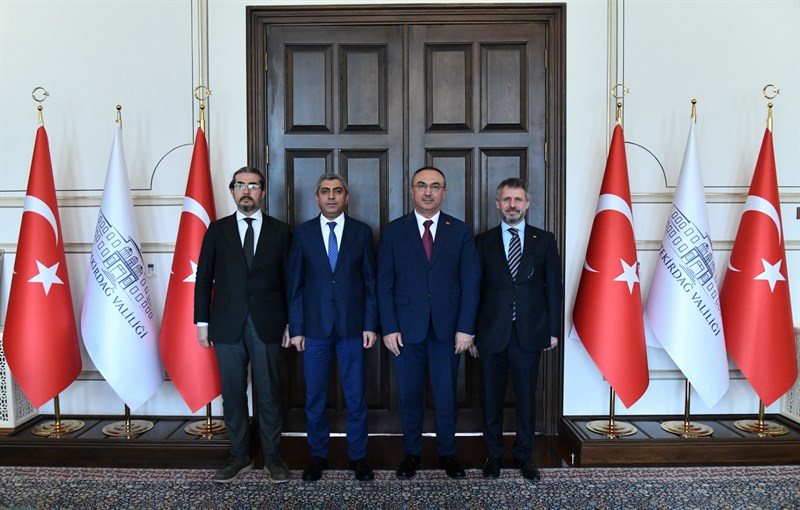 TÜİK Merkez Başkan Yardımcısı Kadıoğlu Vali Soytürk’ü Ziyaret Etti