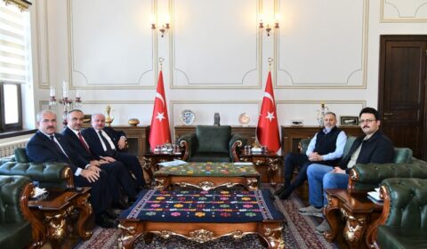Türkiye Büyük Millet Meclisi 29. Başkanı Şentop Eski İçişleri Bakanı Yerlikaya Çanakkale Valisi Toraman Vali Soytürk’ü Ziyaret Etti
