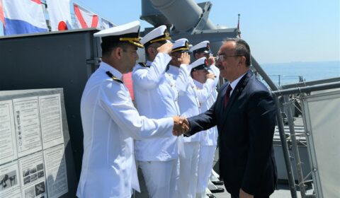 Vali Soytürk TCG Gurbet Gemisi’ni Ziyaret Etti