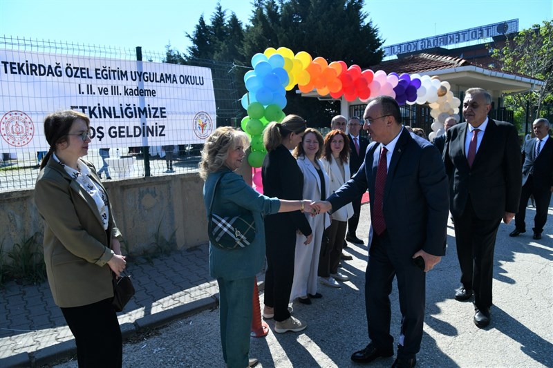 Vali Soytürk Tekirdağ Özel Eğitim Uygulama Okulunun Kermesine Katıldı
