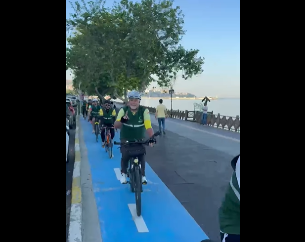 Dünya Bisiklet Günü’nde Bağımlılıklara Karşı Pedal Çevirdiler