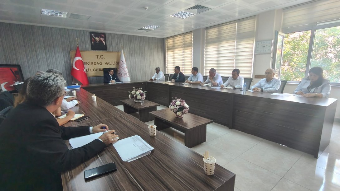 İl Millî Eğitim Müdürü Dr. Aziz Yeniyol Başkanlığı