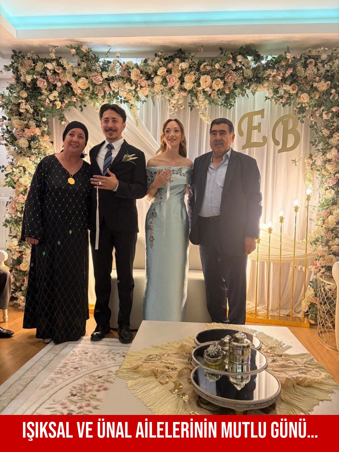 IŞIKSAL VE ÜNAL AİLELERİNİN MUTLU GÜNÜ…