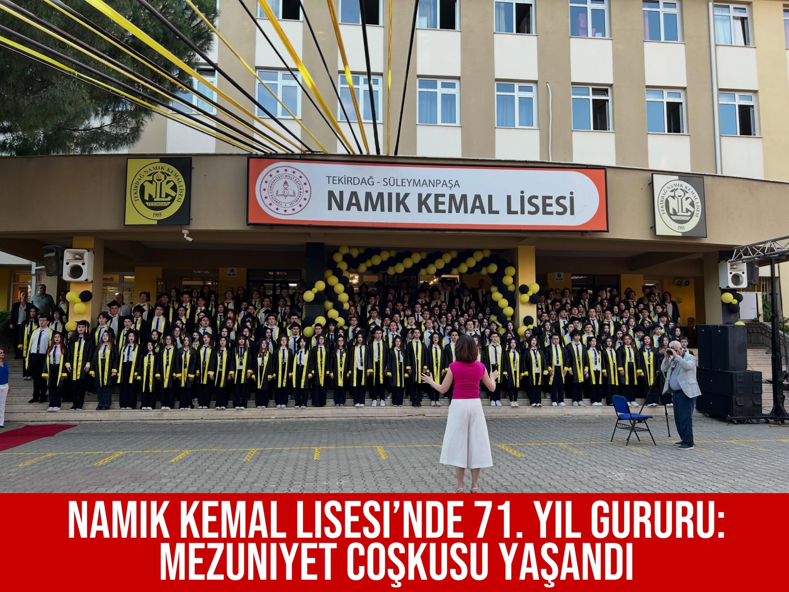 Namık Kemal Lisesi’nde 71. Yıl Gururu: Mezuniyet Coşkusu Yaşandı