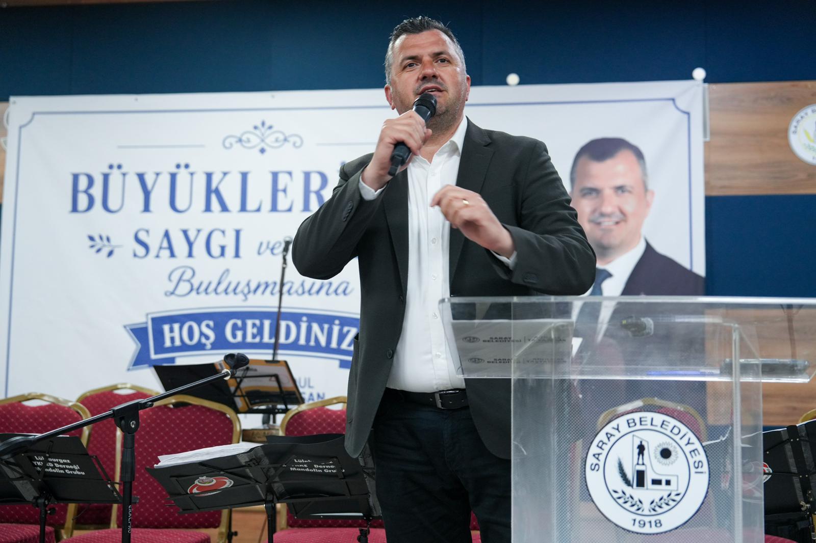 Saray belediyesi’nden ‘büyüklerimize saygı ve vefa buluşması’