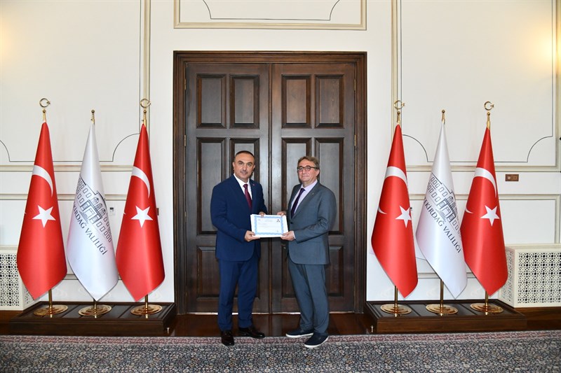 Şarköy Kaymakamı Helvacı Vali Soytürk’e Veda Ziyaretinde Bulundu