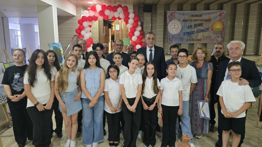 Süleymanpaşa kaymakamı Mahmut Nedim TUNÇER, İlçe Milli Eğitim Müdürü Fahri KIRMIZI ile birlikte, Tekirdağ Bilim ve Sanat Merkezi tarafından…