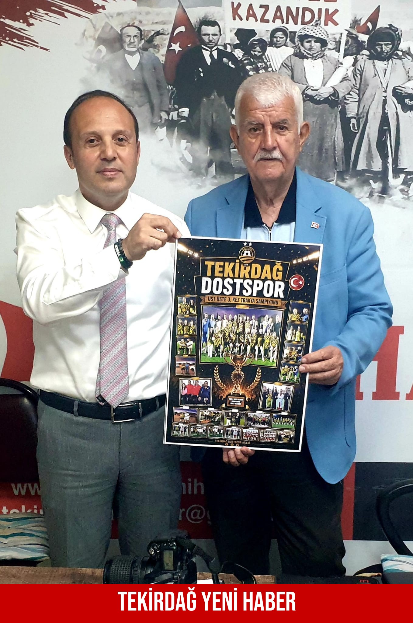 Tekirdağ Dostspor Veteran Takımı Tarih Yazdı