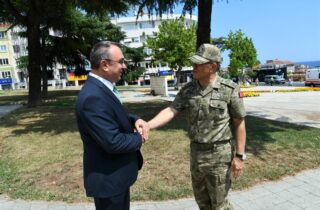 1’inci Ordu Komutanı Ersay Vali Soytürk’ü Ziyaret Etti