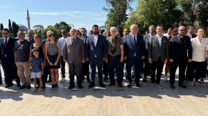 Tekirdağ’da 24 Temmuz Basın Bayramı’nda Gazeteciler Atatürk Anıtı’nda Buluştu