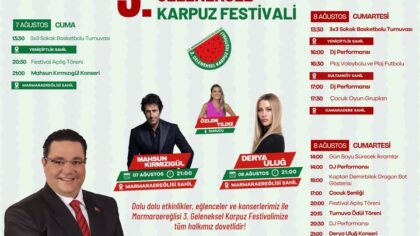 Marmaraereğlisi Geleneksel Karpuz Festivali İçin Geri Sayım Başladı