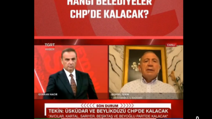 Gürsel Tekin : Candan Yüceer’in CHP’den ayrılmayacağını söyledi.