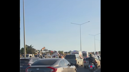 Süleymanpaşa Girişinde Yaralamalı Kaza Trafiği Kilitledi