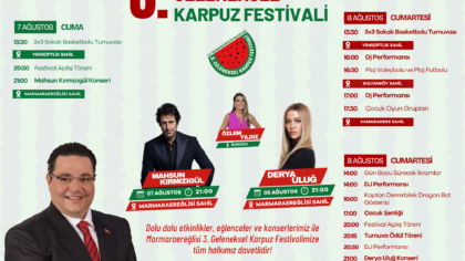 Marmaraereğlisi Geleneksel Karpuz Festivali İçin Geri Sayım Başladı