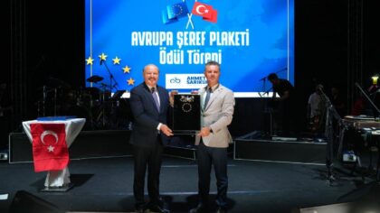 Avrupa Şeref Plaketi Çorlu`nun