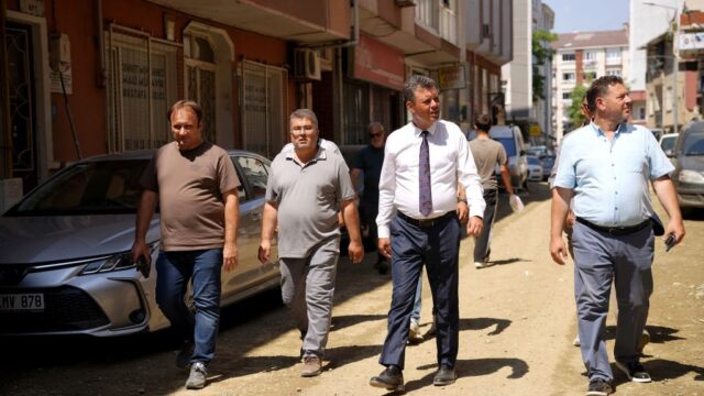 Başkan Sarıkurt, Kemalettin Mahallesi`ndeki Yol Çalışmalarını İnceledi