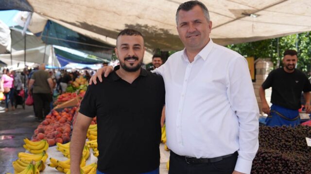 Başkan taşyasan’dan semt pazarına ziyaret