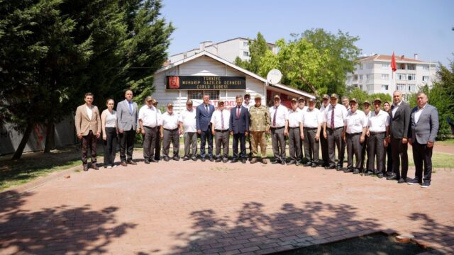 Çorlu Protokolünden Kıbrıs Barış Harekâtı`nın Yıl Dönümünde Anlamlı Ziyaret
