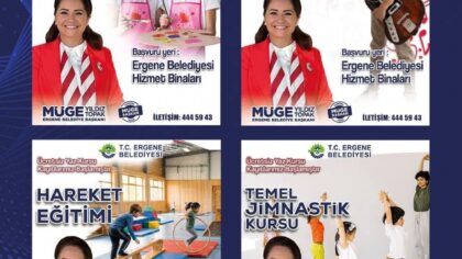 ERGENE’DE YAZ KURSLARIMIZ BAŞLIYOR!