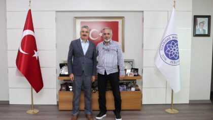REKTÖRÜMÜZE NEZAKET ZİYARETİ