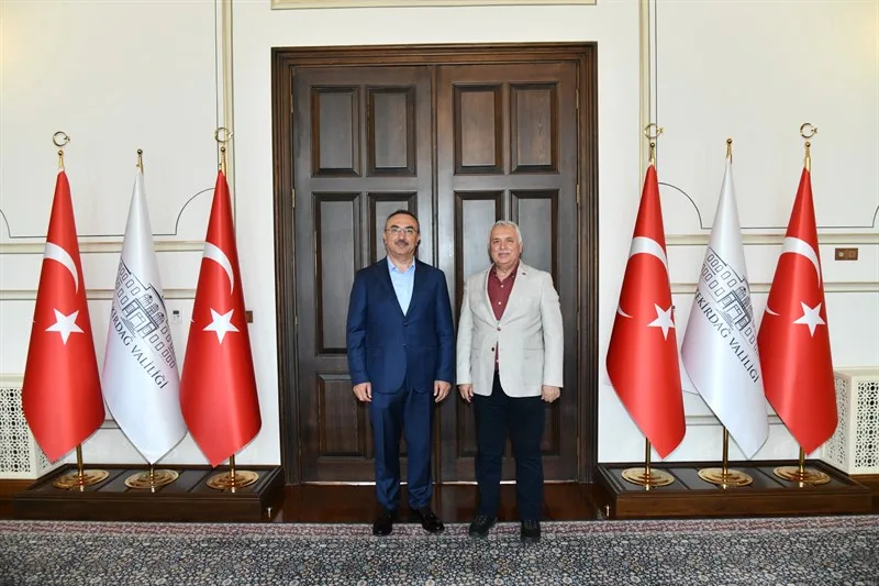 Tekirdağ Eski Valisi Yıldırım Vali Soytürk’ü Ziyaret Etti