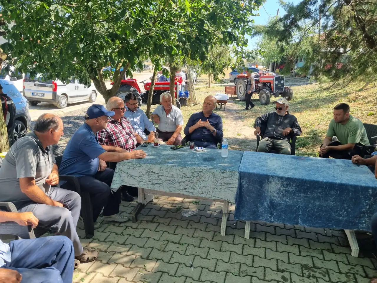 Tekirdağ Süleymanpaşa’daayçiçek ve karpuz tarlalarını dolu vurdu