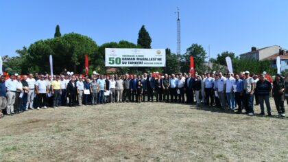 Vali Soytürk, Su Tankeri Dağıtım Programına Katıldı
