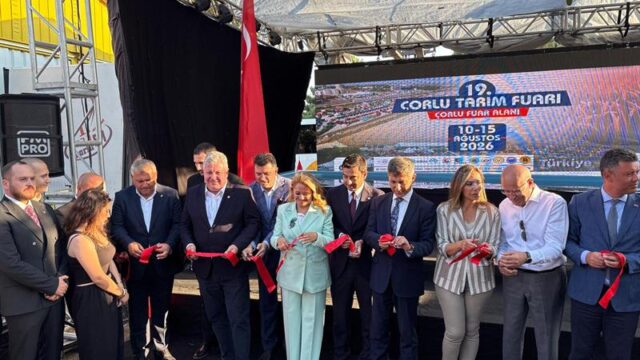 19. Çorlu Tarım ve Hayvancılık Fuarı’nın Açılışı Gerçekleştirildi