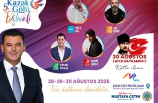5. Kazak Gölü Festivali, 28-29-30 Ağustos’ta Gerçekleştirilecek