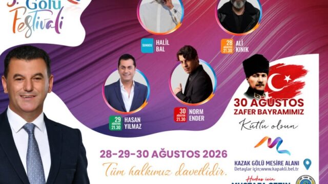 5. Kazak Gölü Festivali, 28-29-30 Ağustos’ta Gerçekleştirilecek