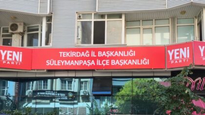 Yeni Parti Tekirdağ’da Teşkilatlanma Çalışmalarını Hızlandırdı