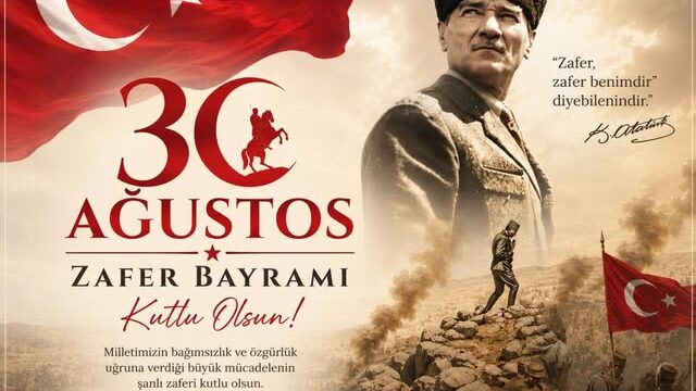 AK Parti Tekirdağ Milletvekili Gökhan Diktaş’ın 30 Ağustos Zafer Bayramı kutlama mesajı