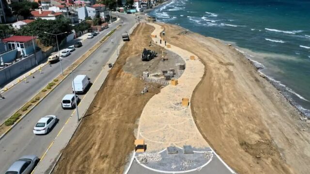 Barbaros Sahili Yeni Görünümüne Kavuşuyor