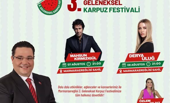Başkan Bozkurter’den 3. Geleneksel Karpuz Festivali’ne Davet