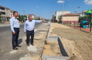 Başkan Sarıkurt`tan Yol Çalışmalarına Yakın Takip