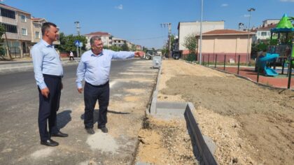 Başkan Sarıkurt`tan Yol Çalışmalarına Yakın Takip