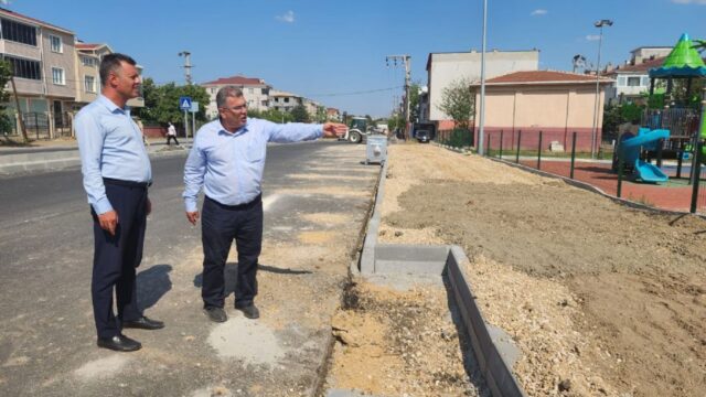 Başkan Sarıkurt`tan Yol Çalışmalarına Yakın Takip
