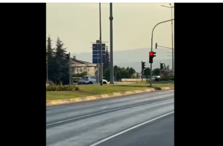 Baykallar’da Ters Yöne Giren Araç Tehlike Saçtı