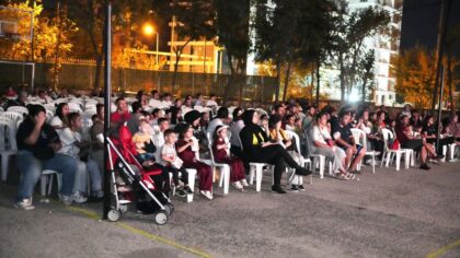 Çorlu`da Açık Havada Sinema Keyfi Devam Ediyor
