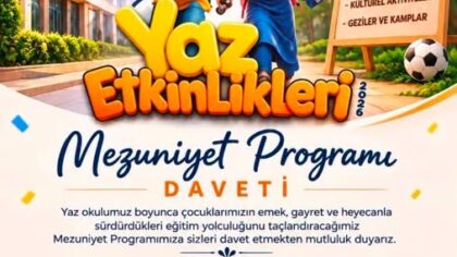 Çorlu’da Yaz Etkinlikleri Mezuniyet Heyecanı