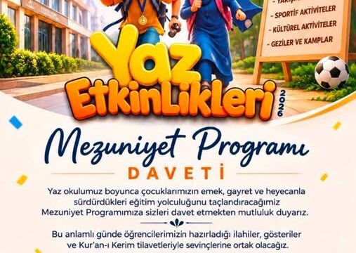 Çorlu’da Yaz Etkinlikleri Mezuniyet Heyecanı