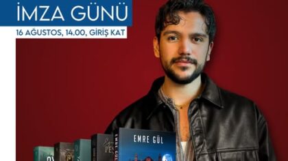 Emre Gül, Tekira AVM’de Okurlarıyla Buluşacak