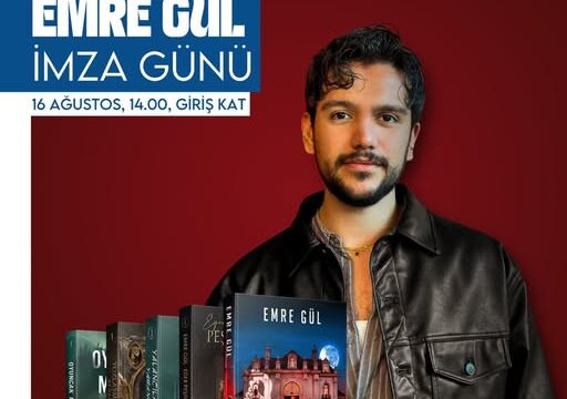 Emre Gül, Tekira AVM’de Okurlarıyla Buluşacak