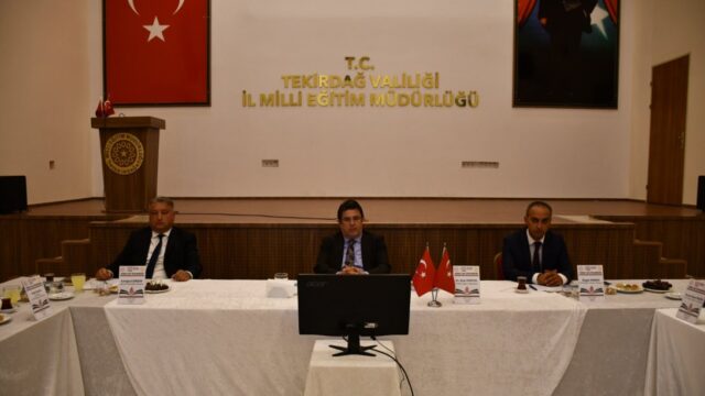 İlçe Millî Eğitim Müdürleri Kurulu Toplantısı Yapıldı