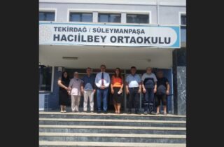 İlçe Milli Eğitim Müdürü Fahri Kırmızı, İlçemiz Hacıilbey Ortaokulunu Ziyaret Etti.