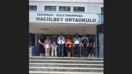 İlçe Milli Eğitim Müdürü Fahri Kırmızı, İlçemiz Hacıilbey Ortaokulunu Ziyaret Etti.