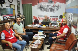 Kızılay Heyetinden Tekirdağ Yeni Haber’e Ziyaret